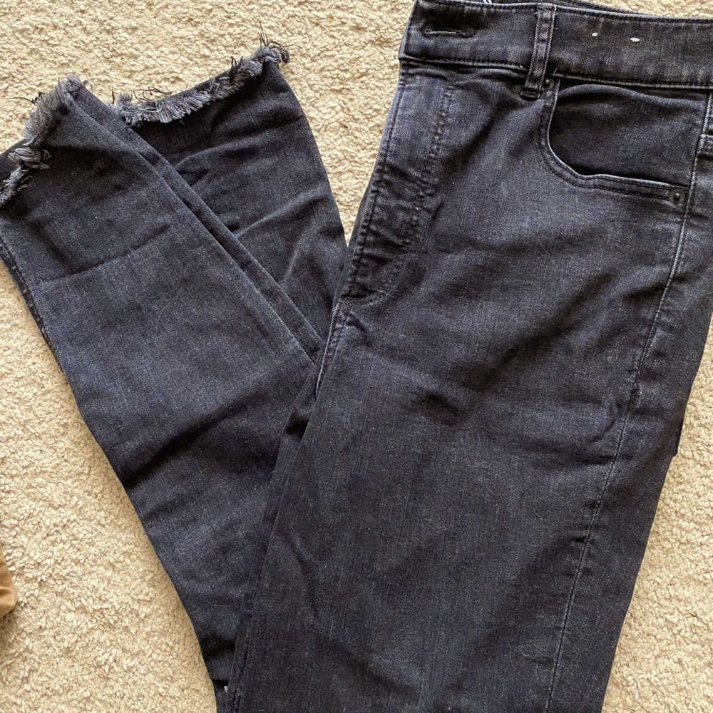 Express size 12 black skinny jeans